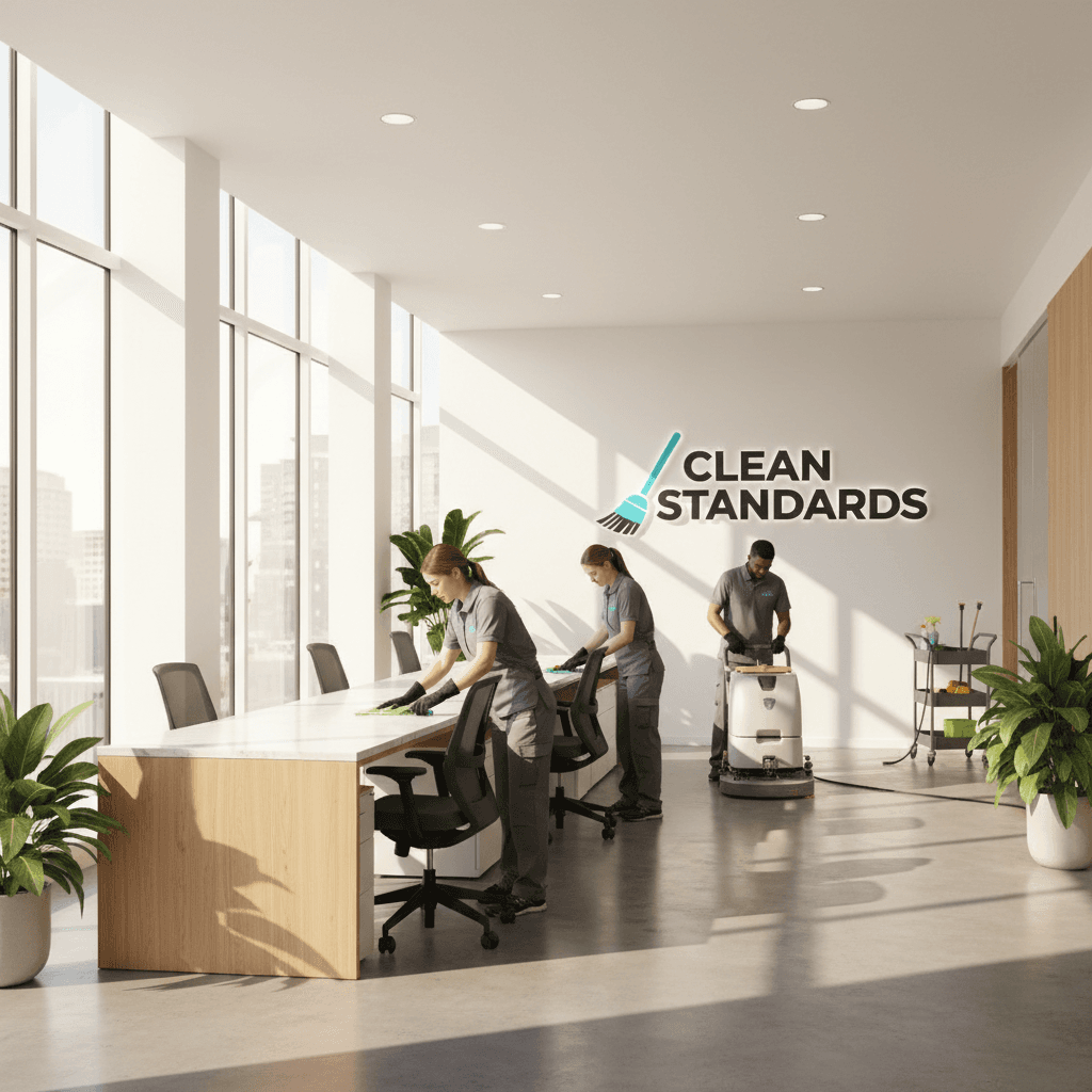 Commercial office cleaning
