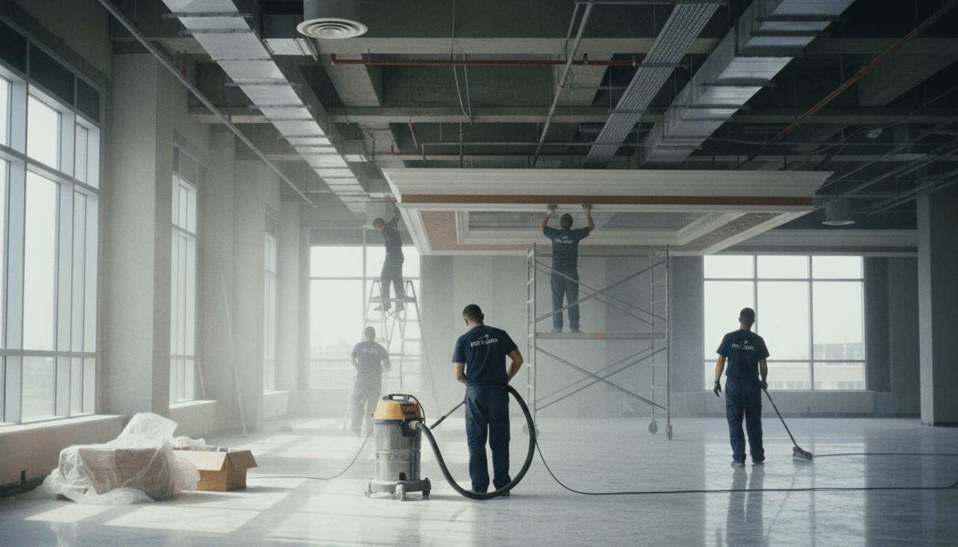 Post-construction cleaning
